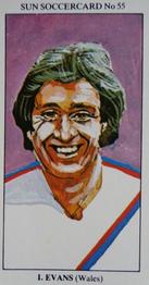 1978-79 The Sun Soccercards #55 Ian Evans Front