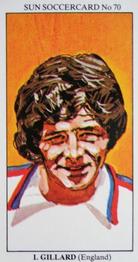 1978-79 The Sun Soccercards #70 Ian Gillard Front