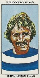 1978-79 The Sun Soccercards #74 Billy Hamilton Front