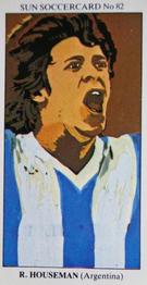 1978-79 The Sun Soccercards #82 Rene Houseman Front