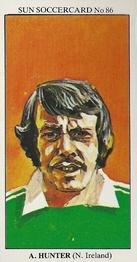 1978-79 The Sun Soccercards #86 Allan Hunter Front