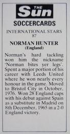 1978-79 The Sun Soccercards #87 Norman Hunter Back