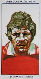 1978-79 The Sun Soccercards #89 Tommy Jackson Front