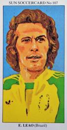 1978-79 The Sun Soccercards #107 Emerson Leao Front