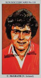 1978-79 The Sun Soccercards #118 Chris McGrath Front