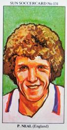 1978-79 The Sun Soccercards #131 Phil Neal Front