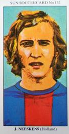 1978-79 The Sun Soccercards #132 Johan Neeskens Front