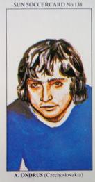 1978-79 The Sun Soccercards #138 Anton Ondrus Front