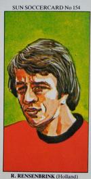 1978-79 The Sun Soccercards #154 Rob Rensenbrink Front