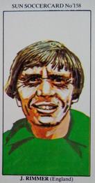 1978-79 The Sun Soccercards #158 Jimmy Rimmer Front