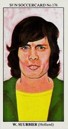 1978-79 The Sun Soccercards #176 Wim Suurbier Front