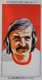 1978-79 The Sun Soccercards #177 Andrzej Szarmach Front