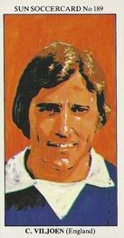 1978-79 The Sun Soccercards #189 Colin Viljoen Front