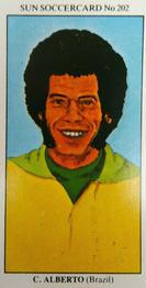 1978-79 The Sun Soccercards #202 Carlos Alberto Front