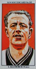 1978-79 The Sun Soccercards #203 Ivor Allchurch Front