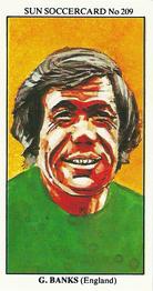 1978-79 The Sun Soccercards #209 Gordon Banks Front