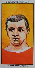 1978-79 The Sun Soccercards #217 Steve Bloomer Front