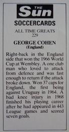 1978-79 The Sun Soccercards #229 George Cohen Back