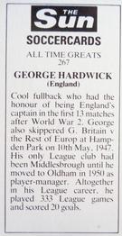 1978-79 The Sun Soccercards #267 George Hardwick Back