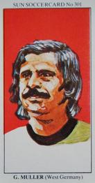 1978-79 The Sun Soccercards #301 Gerd Muller Front