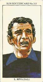 1978-79 The Sun Soccercards #315 Luigi Riva Front