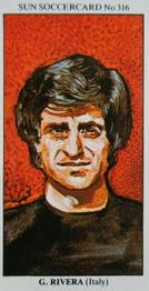1978-79 The Sun Soccercards #316 Gianni Rivera Front