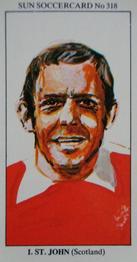 1978-79 The Sun Soccercards #318 Ian St. John Front