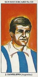 1978-79 The Sun Soccercards #320 Jose Sanfilippo Front