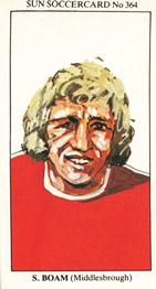 1978-79 The Sun Soccercards #364 Stuart Boam Front