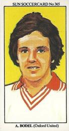 1978-79 The Sun Soccercards #365 Andy Bodel Front