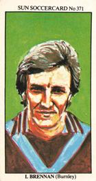 1978-79 The Sun Soccercards #371 Ian Brennan Front