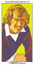 1978-79 The Sun Soccercards #372 Jim Brown Front