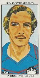 1978-79 The Sun Soccercards #374 Paul Brush Front