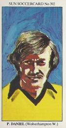 1978-79 The Sun Soccercards #392 Peter Daniel Front