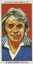 1978-79 The Sun Soccercards #395 Dave Donaldson Front
