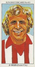 1978-79 The Sun Soccercards #413 Jimmy Giles Front
