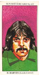 1978-79 The Sun Soccercards #422 David Harvey Front