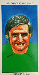 1978-79 The Sun Soccercards #432 John Jackson Front