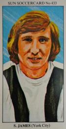1978-79 The Sun Soccercards #433 Steve James Front