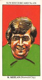 1978-79 The Sun Soccercards #436 Kevin Keelan Front