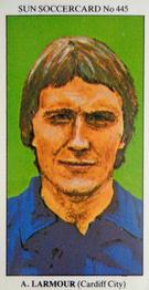 1978-79 The Sun Soccercards #445 Albert Larmour Front