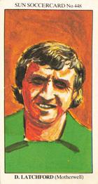 1978-79 The Sun Soccercards #448 David Latchford Front