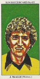 1978-79 The Sun Soccercards #453 John McAlle Front