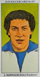 1978-79 The Sun Soccercards #455 Jim McDonagh Front