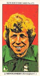 1978-79 The Sun Soccercards #473 Jim Montgomery Front