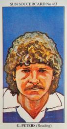 1978-79 The Sun Soccercards #483 Gary Peters Front