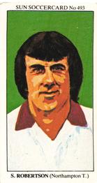 1978-79 The Sun Soccercards #493 Stuart Robertson Front
