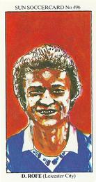 1978-79 The Sun Soccercards #496 Dennis Rofe Front
