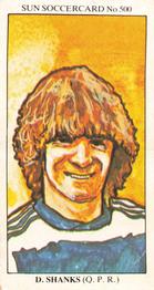 1978-79 The Sun Soccercards #500 Don Shanks Front