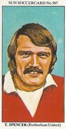 1978-79 The Sun Soccercards #507 Tom Spencer Front